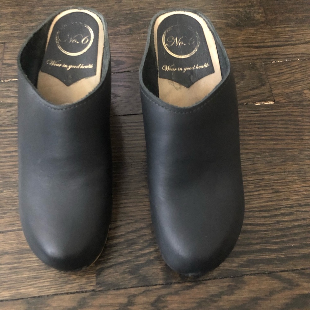 No.6 store classic wedge clog